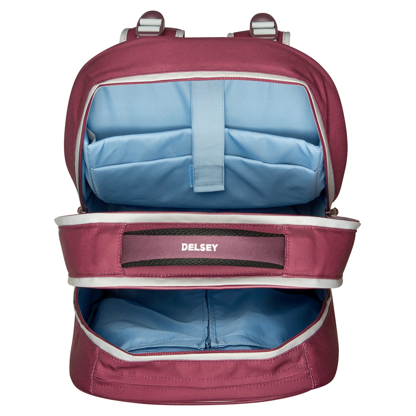 Delsey Paris School 2018 4 Wheel Raspberry Wheeled Backpack