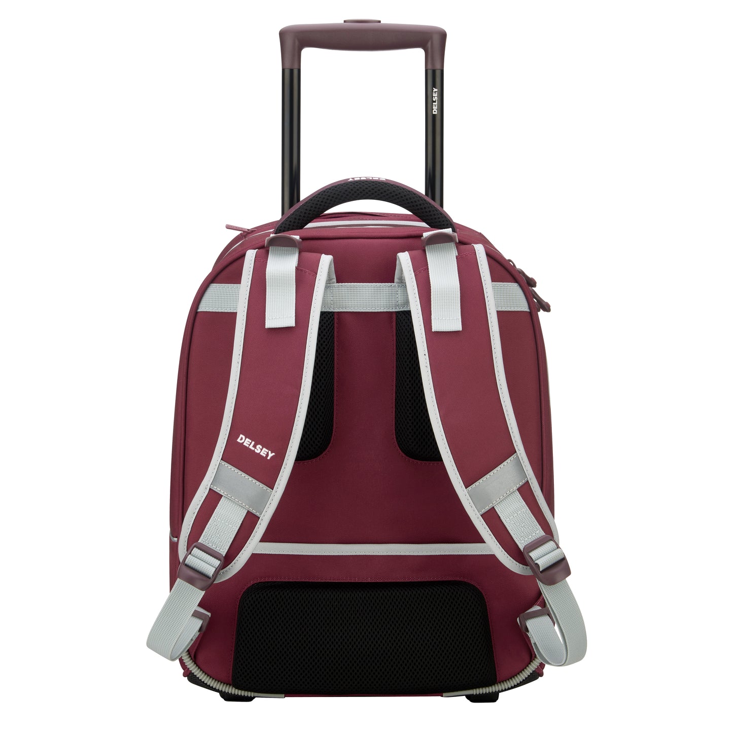 Delsey Paris School 2018 4 Wheel Raspberry Wheeled Backpack