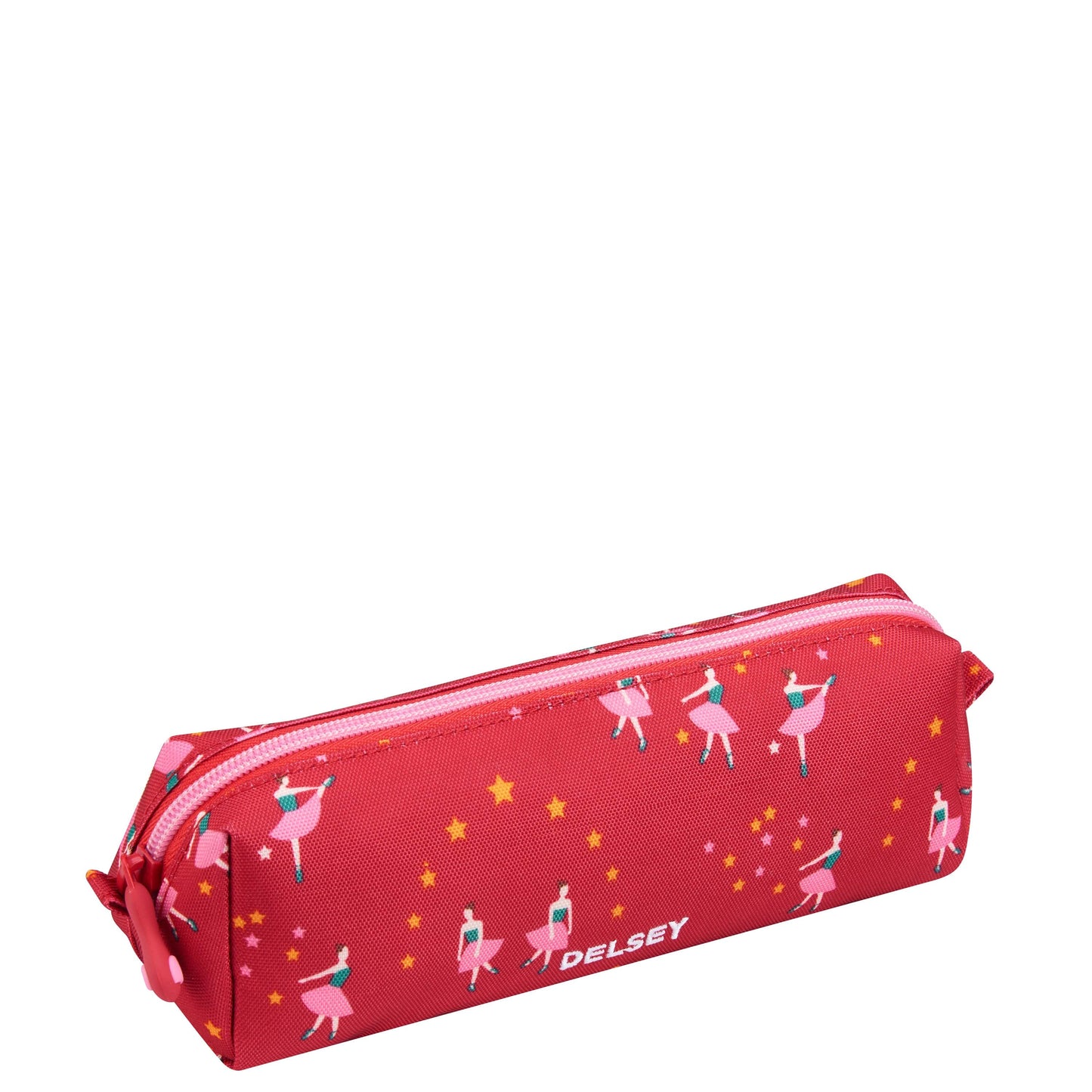 Delsey Paris School 2019 2 Compartment Ballerina Pink Pencil Case