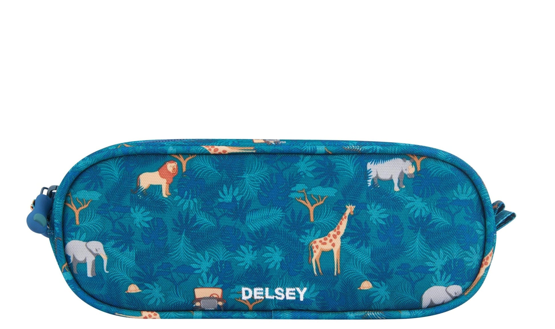DELSEY SCHOOL 2019 2-CPT PENCIL CASE ADVENTURE KHAKI 00339317303  KHAKI