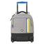 Delsey Paris School 2019 4 Wheel Sport Stripes Grey Wheeled Backpack