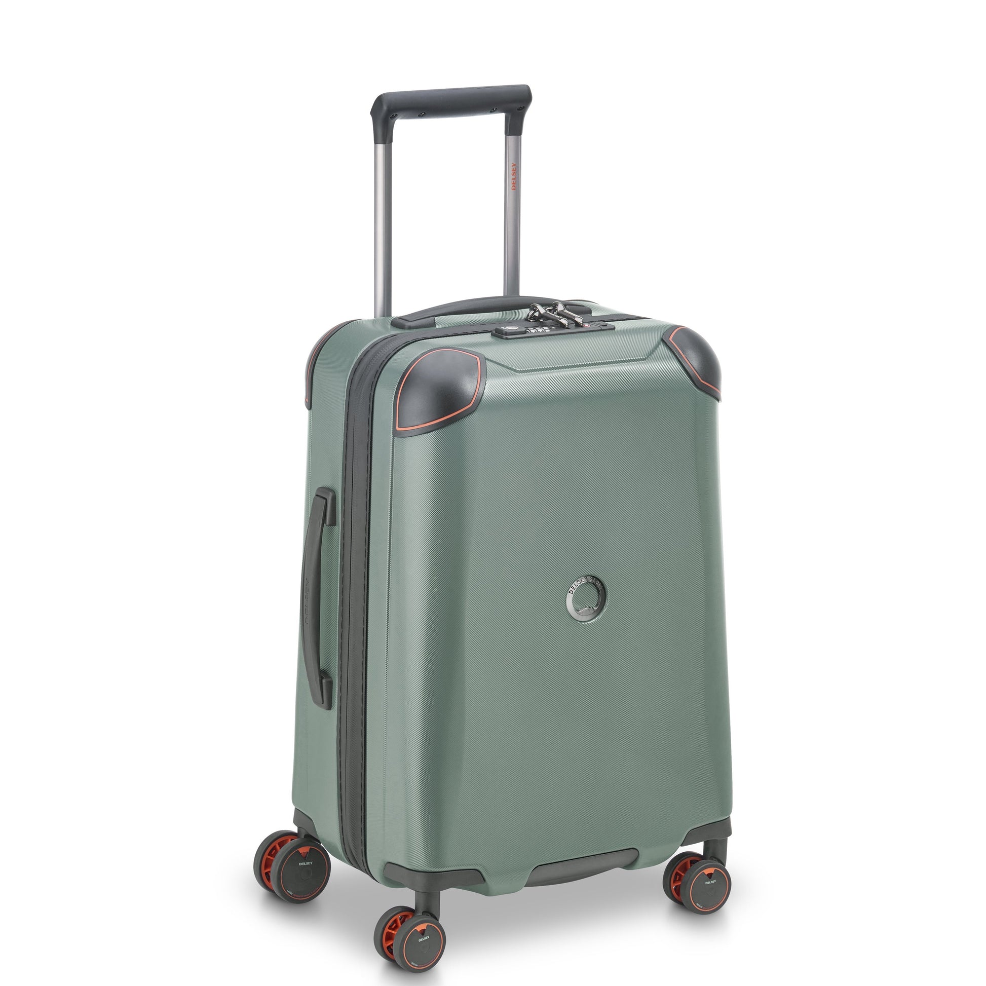 DELSEY DELSEY CACTUS 55 4DW CABIN TROLLEY KHAKI -00218080103 KHAKI - Jashanmal Home
