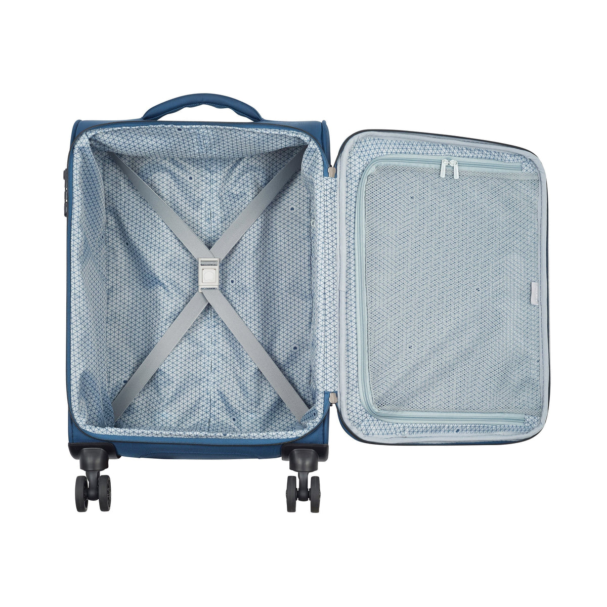 Delsey Paris Caracas Expandable 55cm Night Blue Luggage