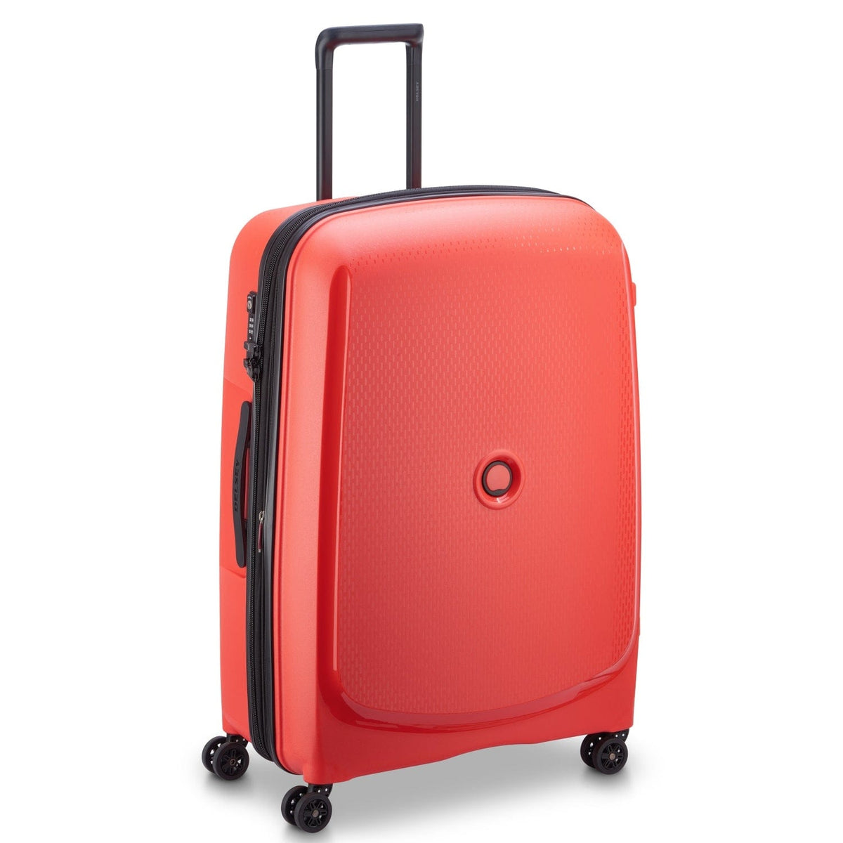 Delsey Paris Belmont Plus Expandable 55cm Tangerine Orange Luggage