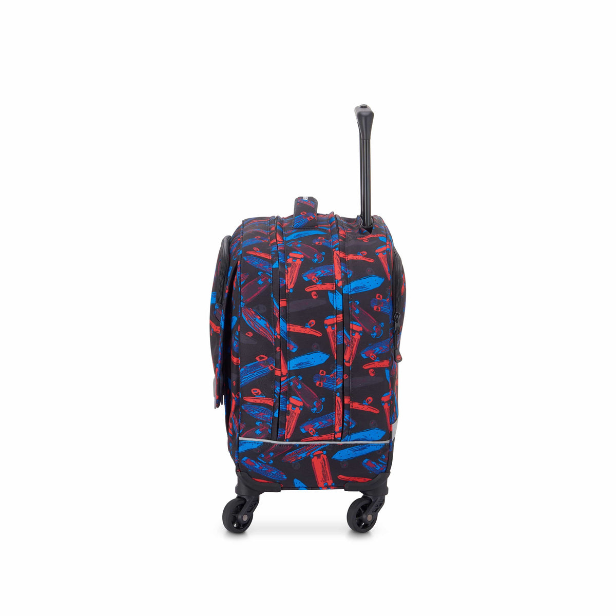 Delsey Paris BTS 2021 4 Wheel Black Wheeled School Bag