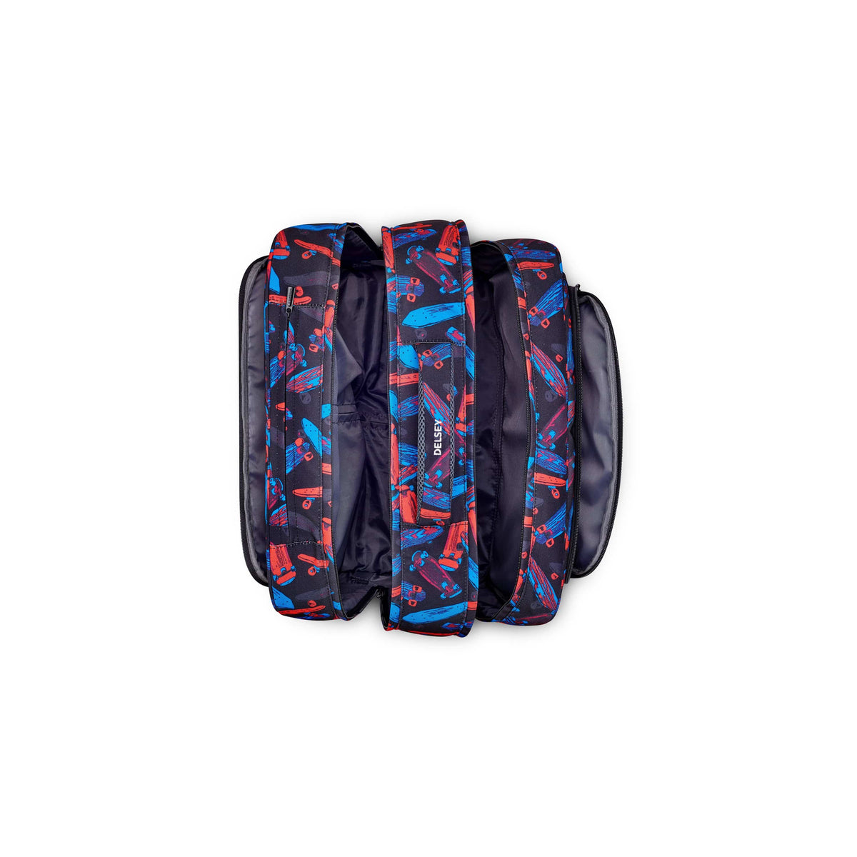 Delsey Paris BTS 2021 4 Wheel Black Wheeled School Bag