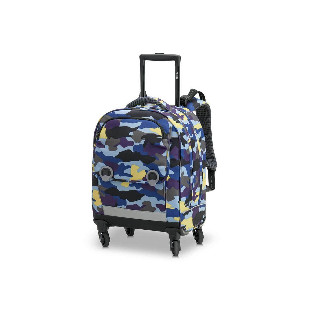 Delsey Paris BTS 2021 4 Wheel Lime Wheeled School Bag