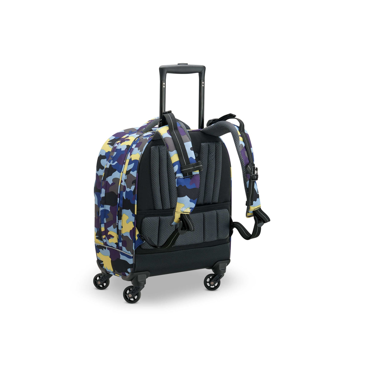 Delsey Paris BTS 2021 4 Wheel Lime Wheeled School Bag
