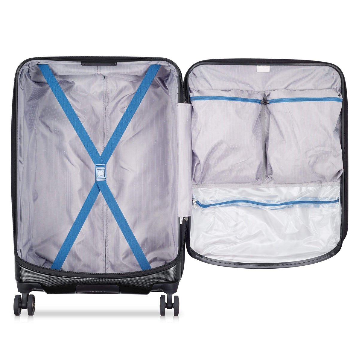 Delsey Paris Eclipse DLX Expandable 70cm Black Luggage