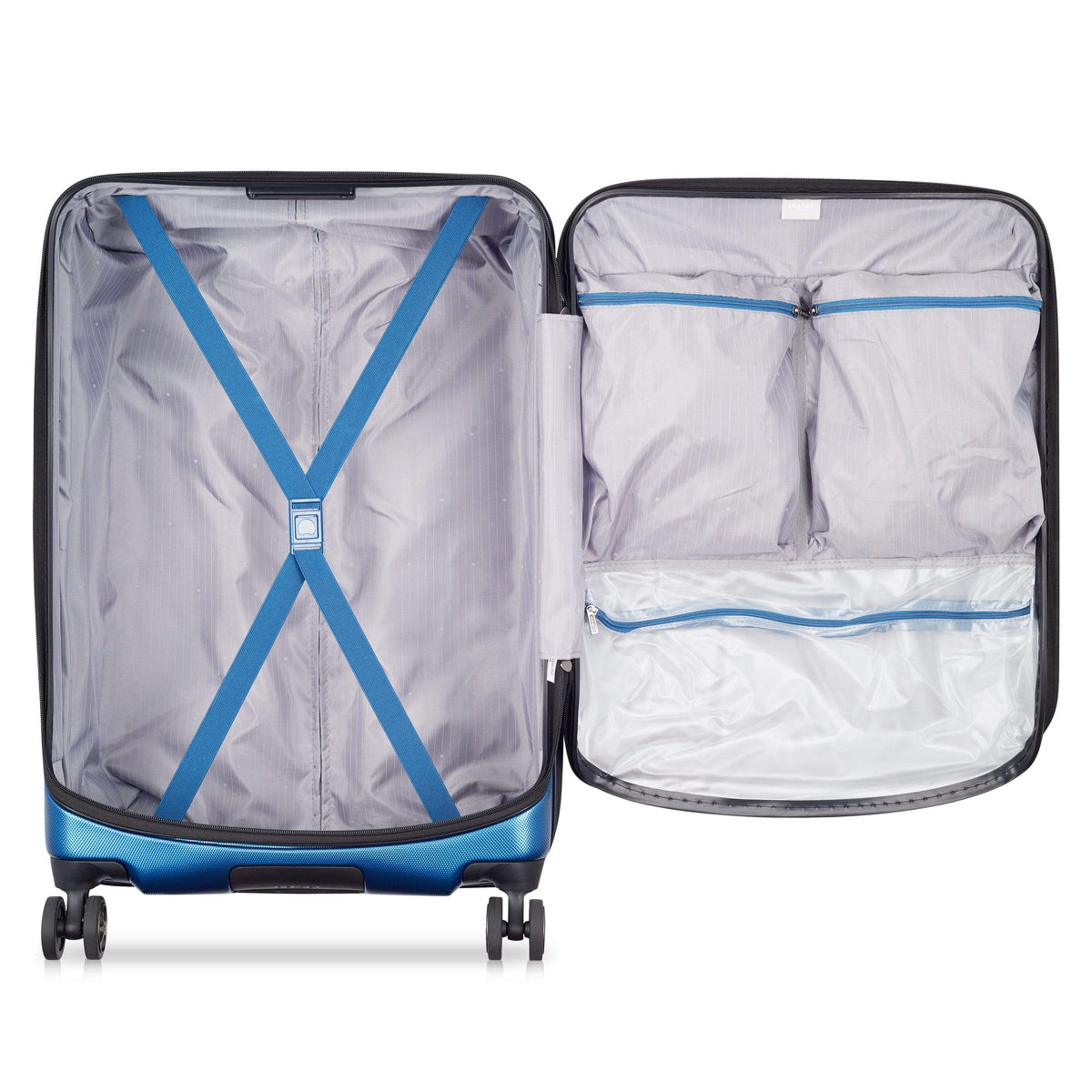 Delsey Paris Eclipse DLX Expandable 70cm Blue Luggage