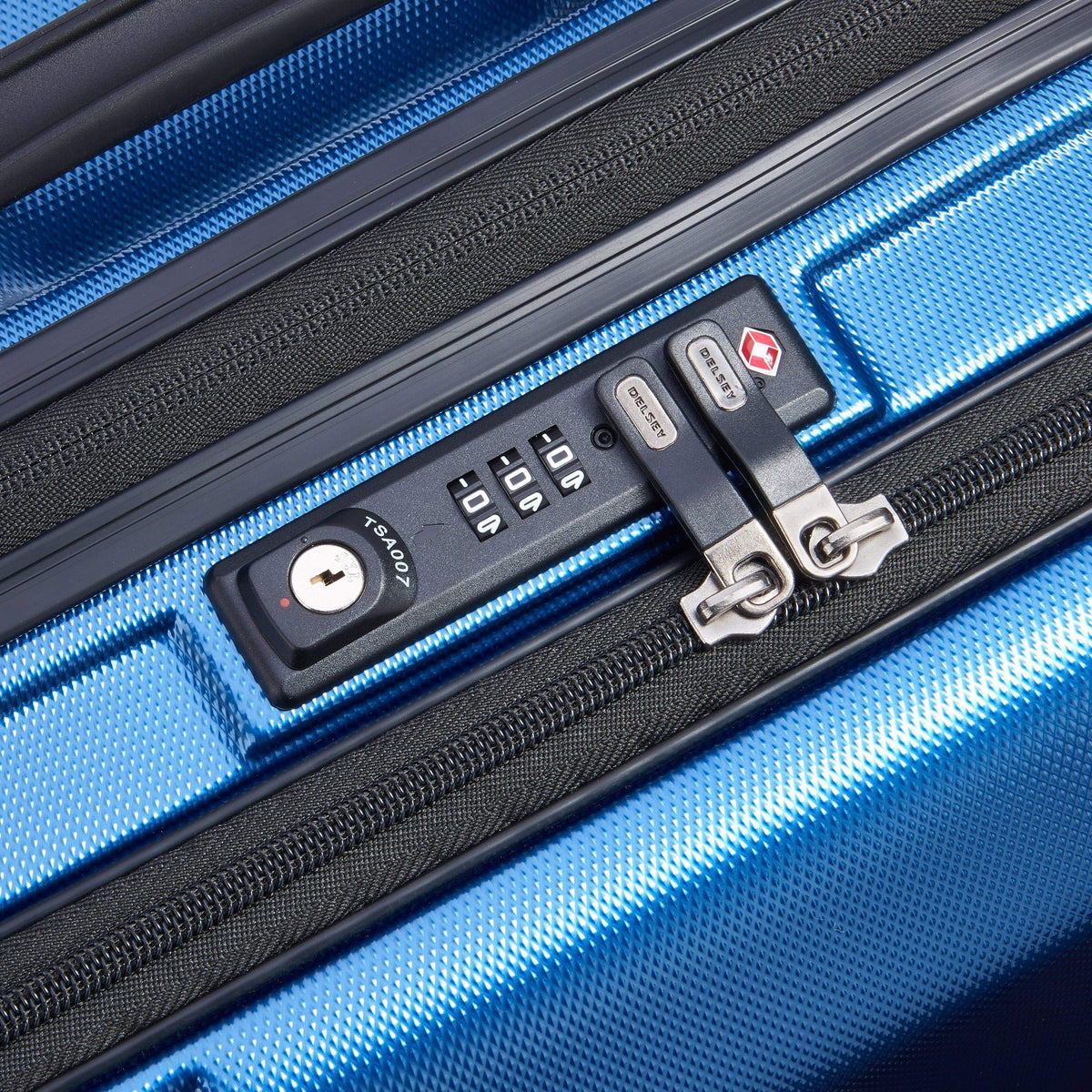 Delsey Paris Eclipse DLX Expandable 70cm Blue Luggage