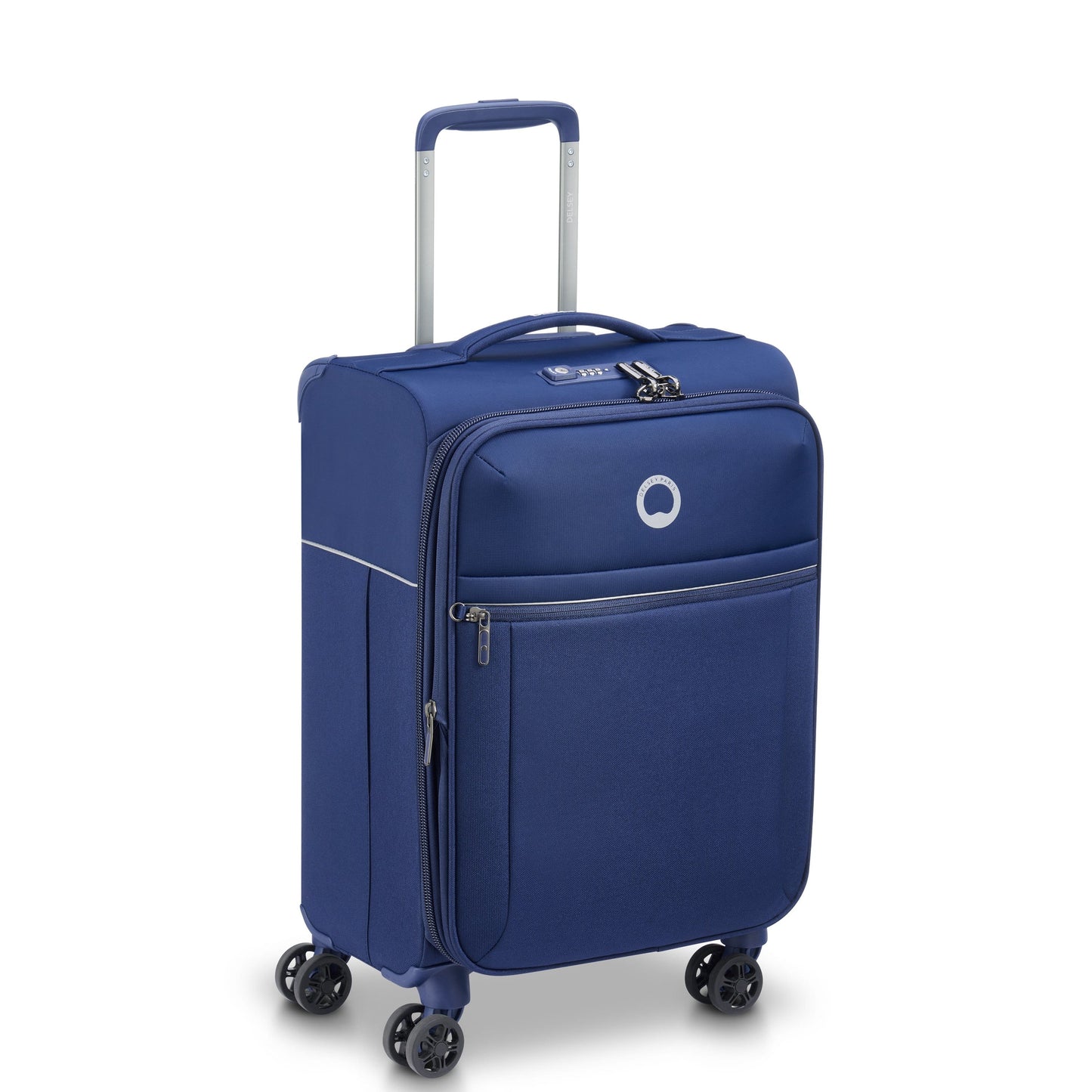 Delsey Paris Brochant 2.0 Expandable 55cm Blue Luggage