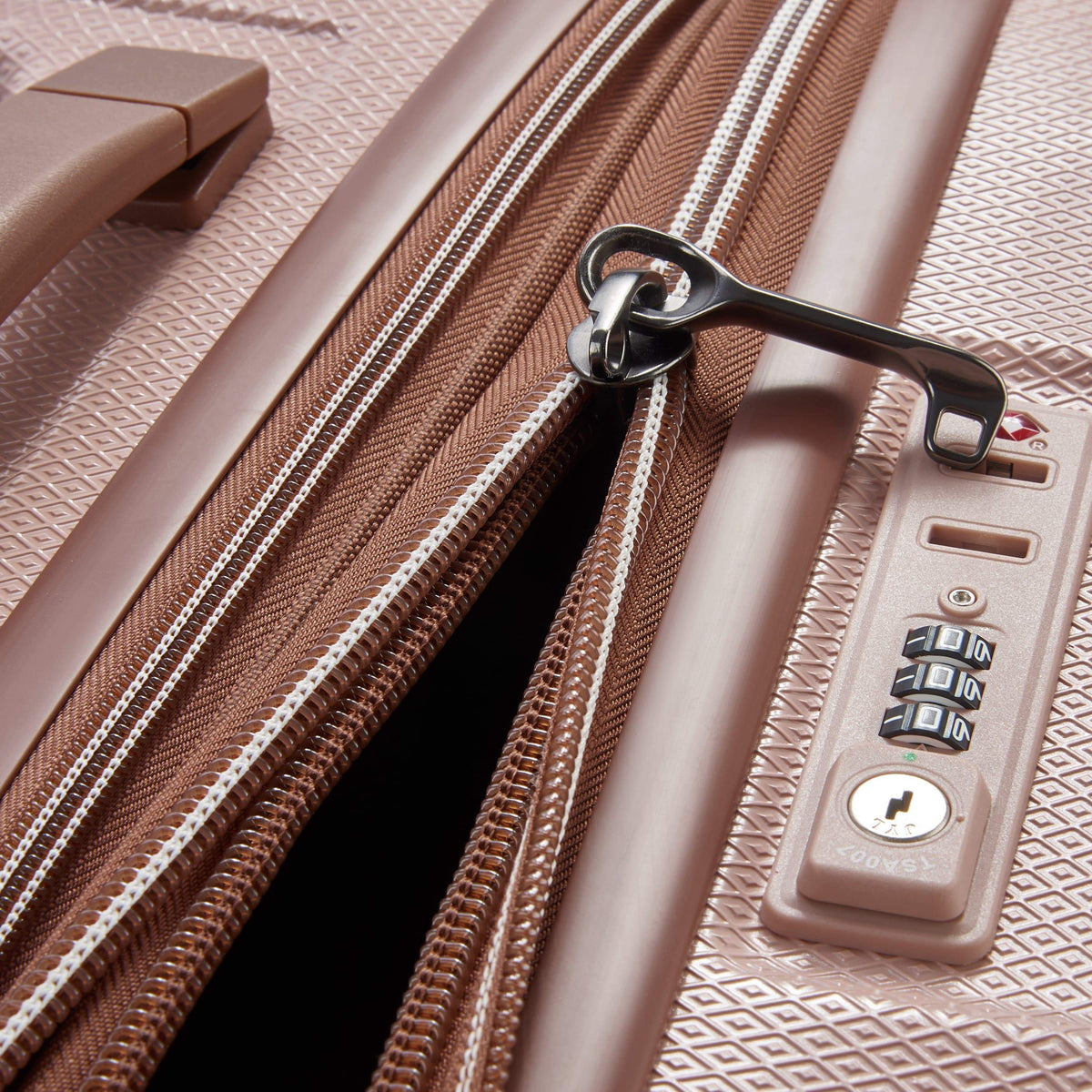 Delsey Paris St Tropez Expandable 67cm Pink Luggage