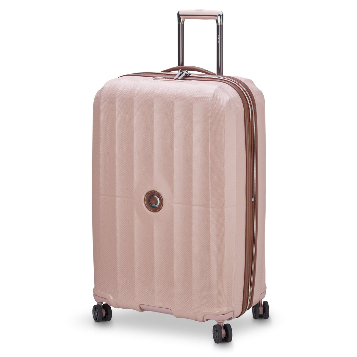 Delsey Paris St Tropez Expandable 77cm Pink Luggage