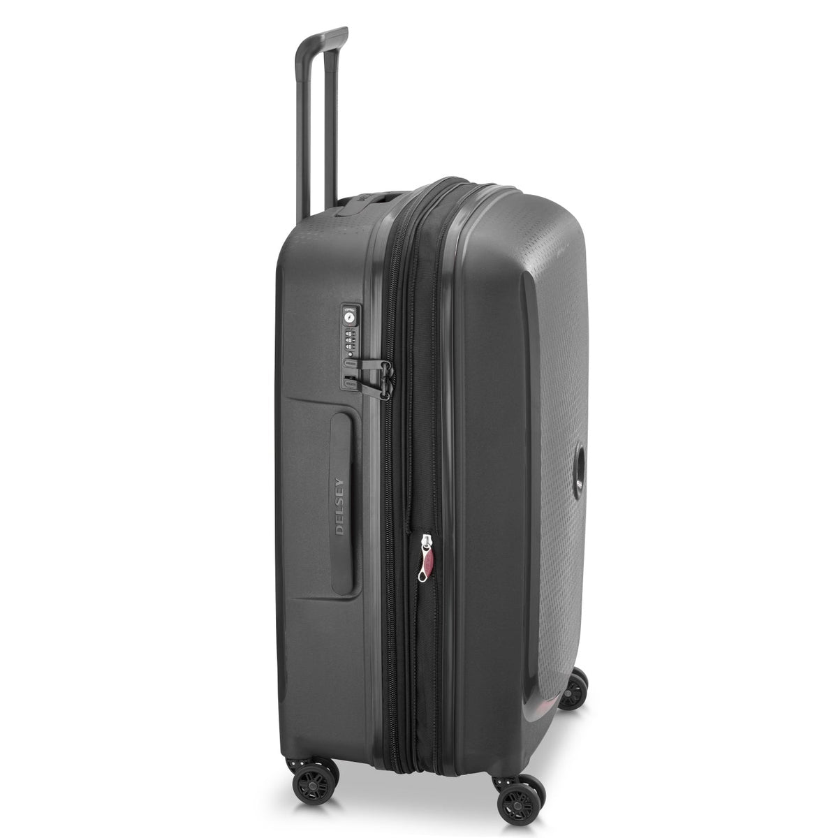 Delsey Paris Belmont Plus Expandable 71cm Black Luggage