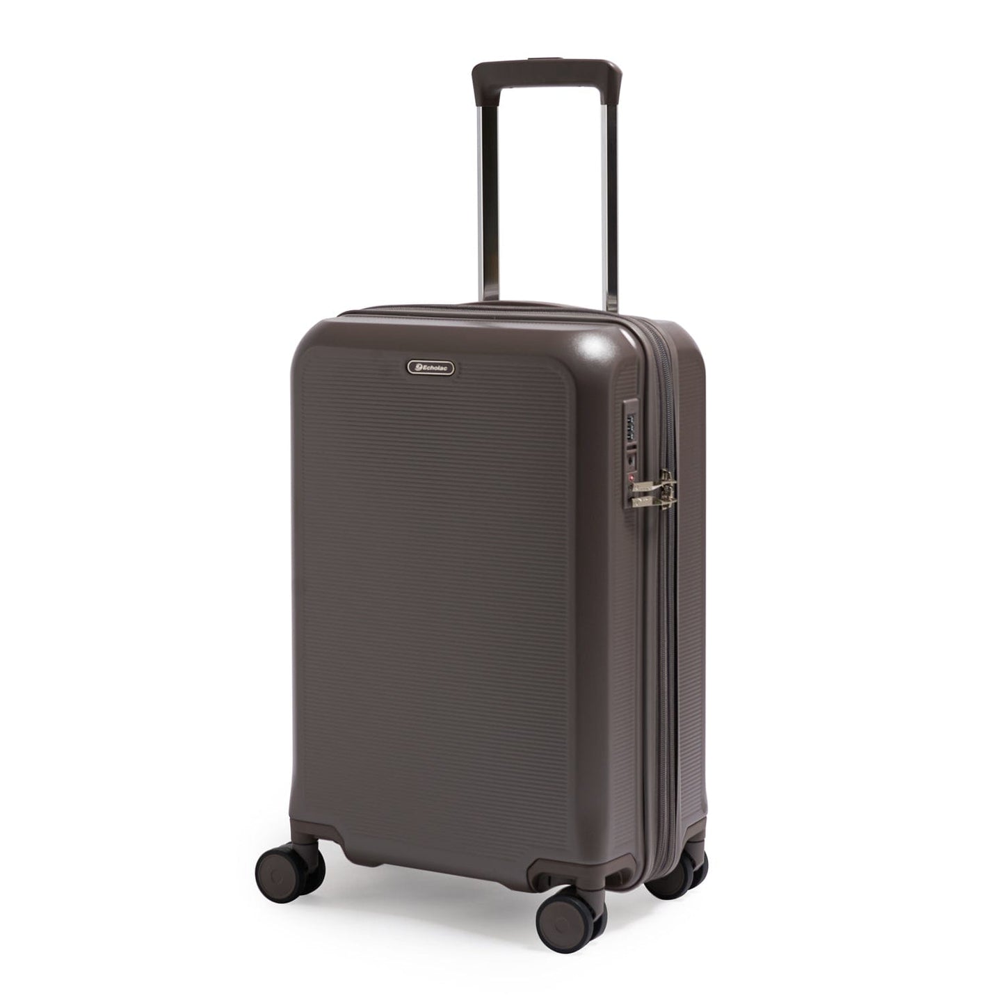 Echolac Sense Expandable 56cm Metallic Brown Luggage