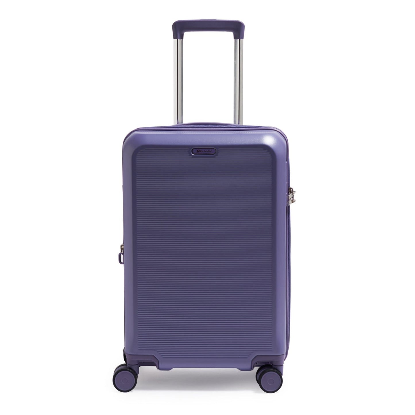 Echolac Sense 56cm Hardcase Expandable 4 Double Wheel Cabin Luggage Trolley Purple - CHT0023S -20 Purple