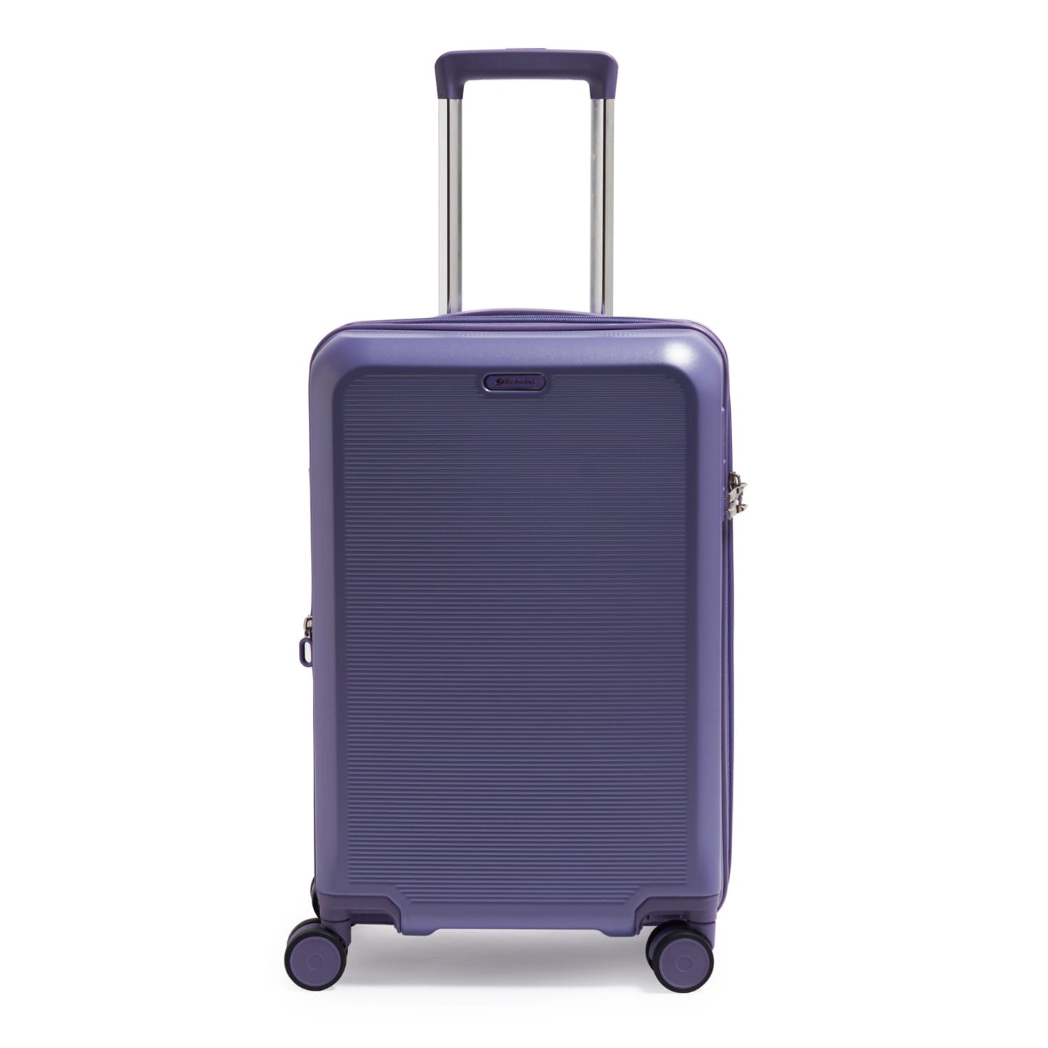 Echolac Sense 56cm Hardcase Expandable 4 Double Wheel Cabin Luggage Trolley Purple - CHT0023S -20 Purple