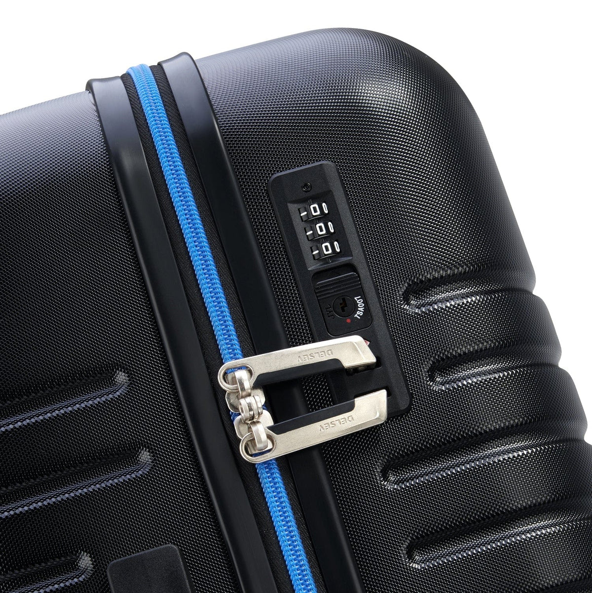Delsey Paris Iroise Hardcase 65cm Black Luggage