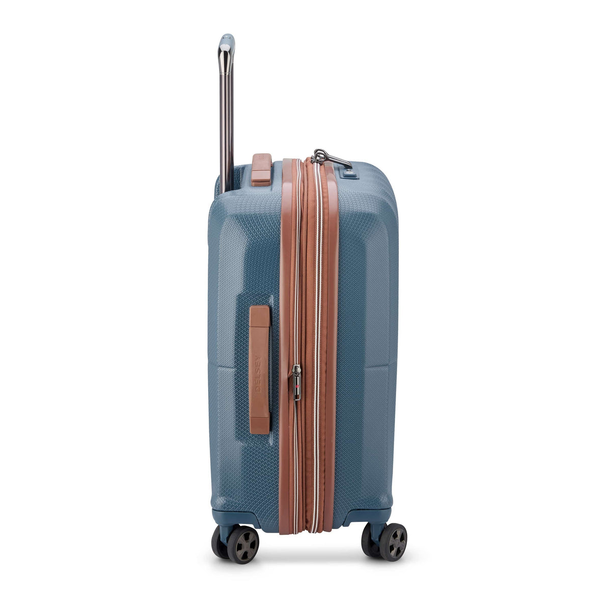 Delsey Paris St Tropez Expandable 55cm Ultramarine Blue Luggage