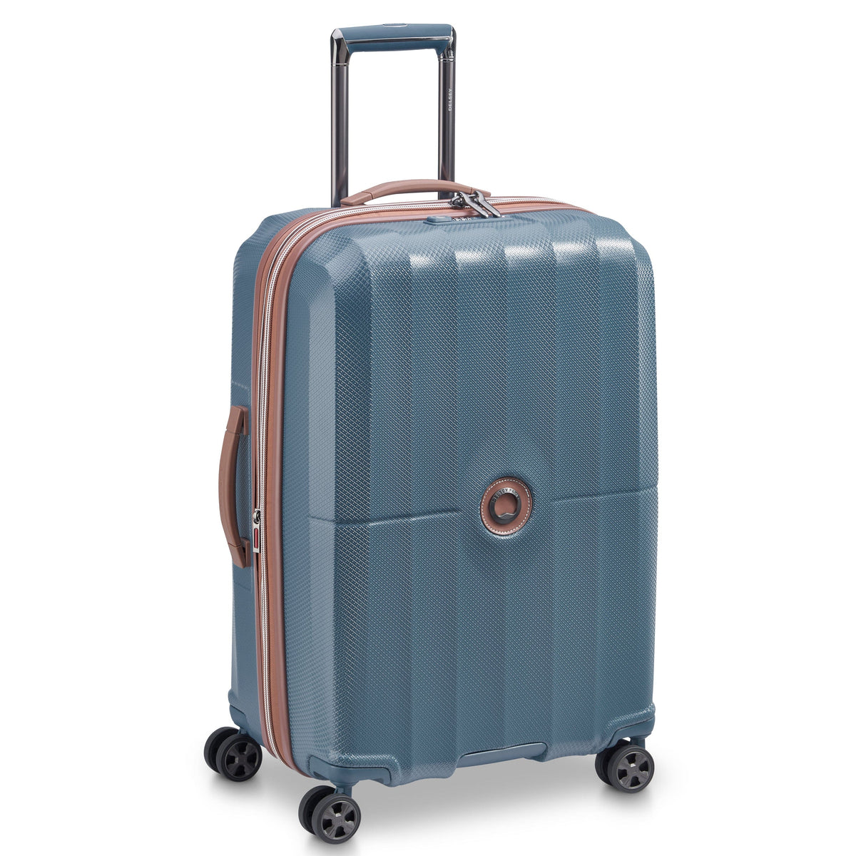 Delsey Paris St Tropez Expandable 67cm Ultramarine Blue Luggage