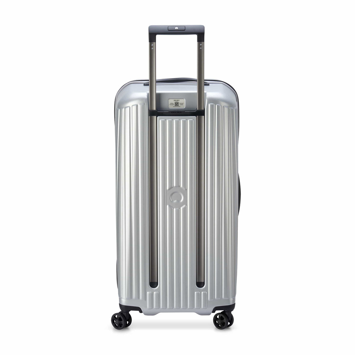 Delsey Paris Securitime Trunk Hardcase 73cm Silver Luggage