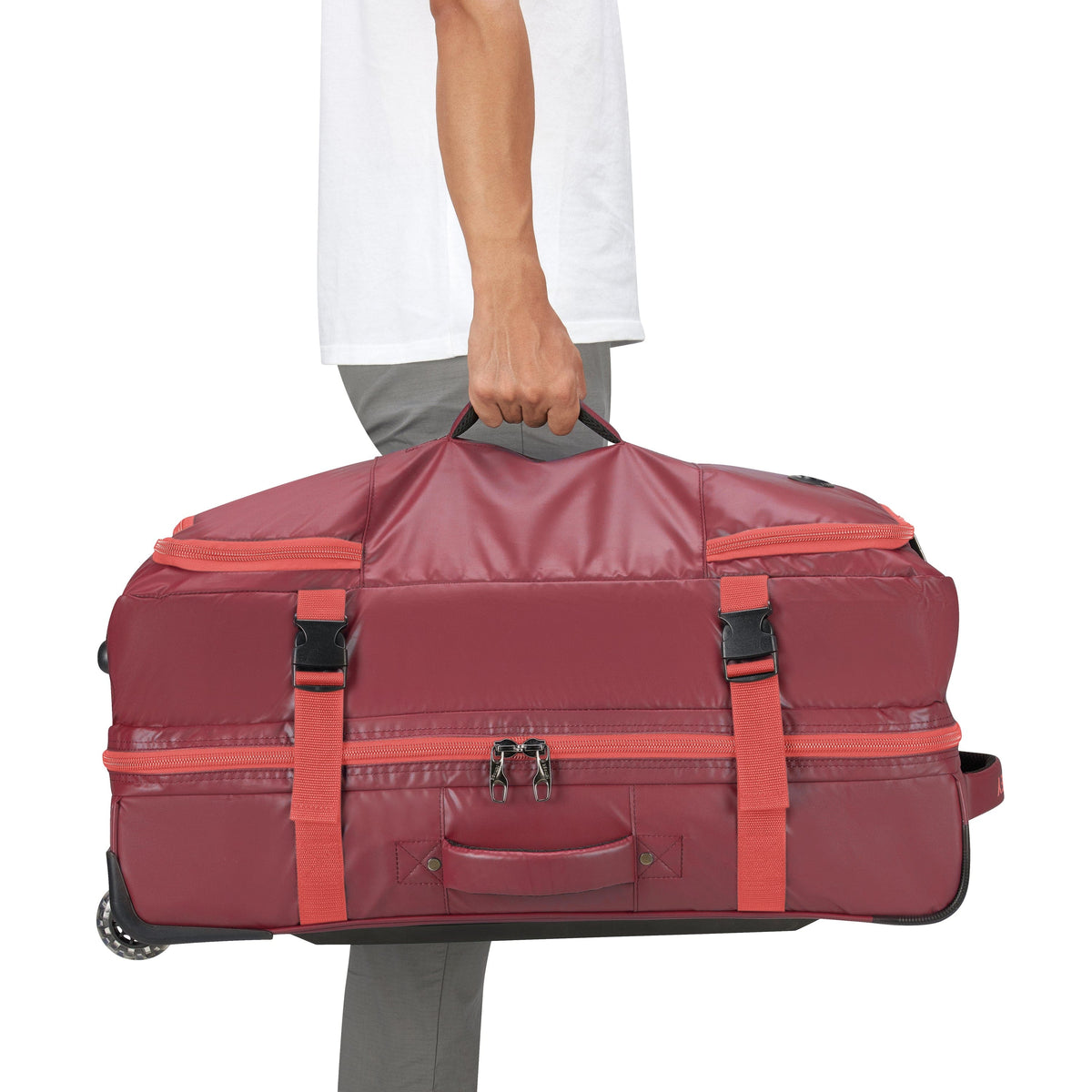 Delsey Paris Raspail Softcase 73cm Red Luggage