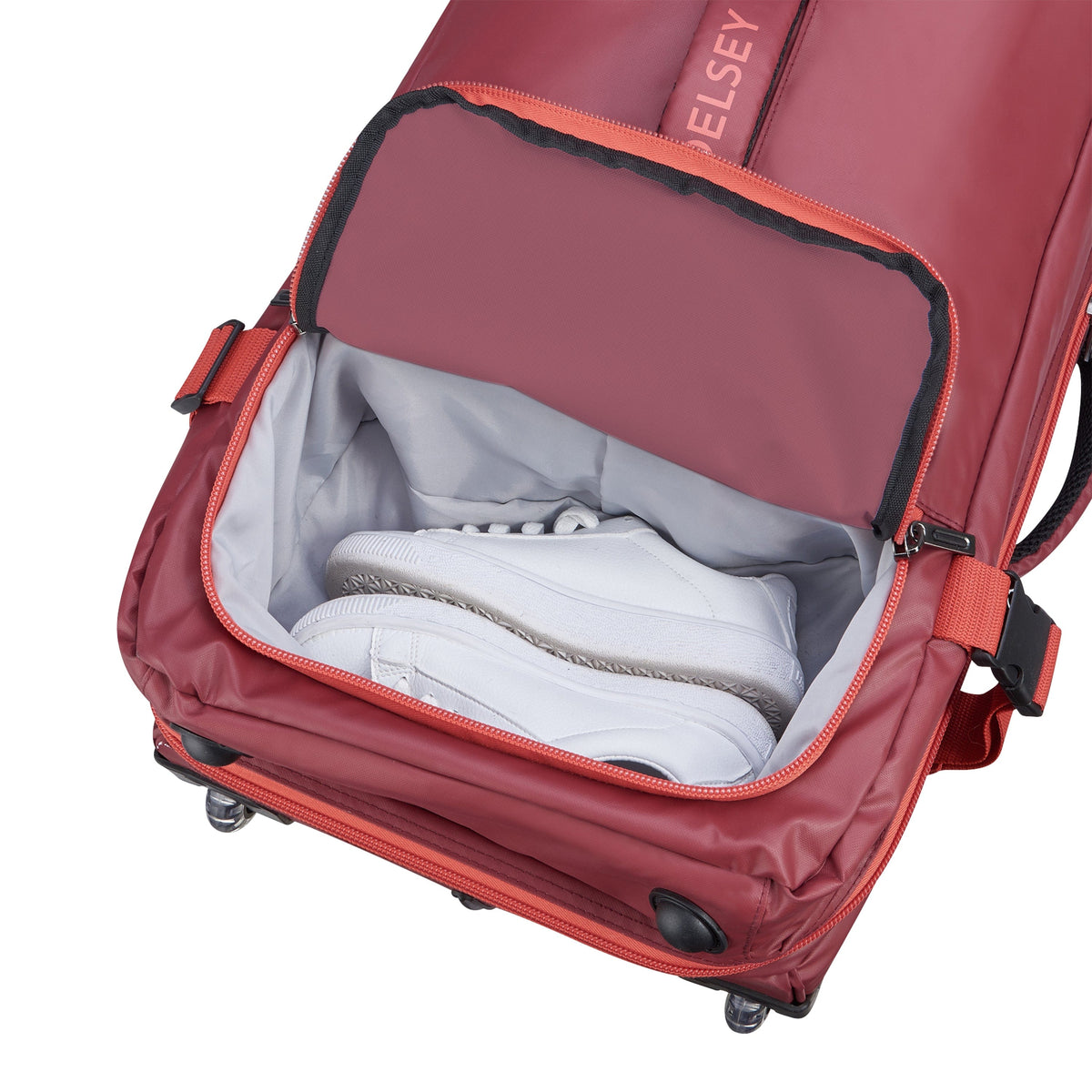 Delsey Paris Raspail Softcase 73cm Red Luggage