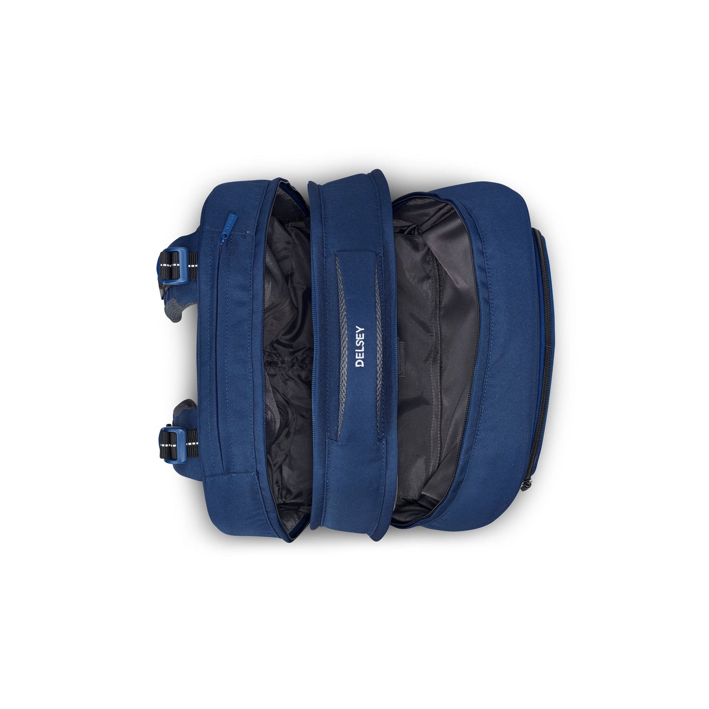 Delsey Paris BTS 2022 4 Wheel Navy Blue Wheeled School Bag