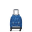 Delsey Paris BTS 2022 4 Wheel Blue Printing Wheeled School Bag