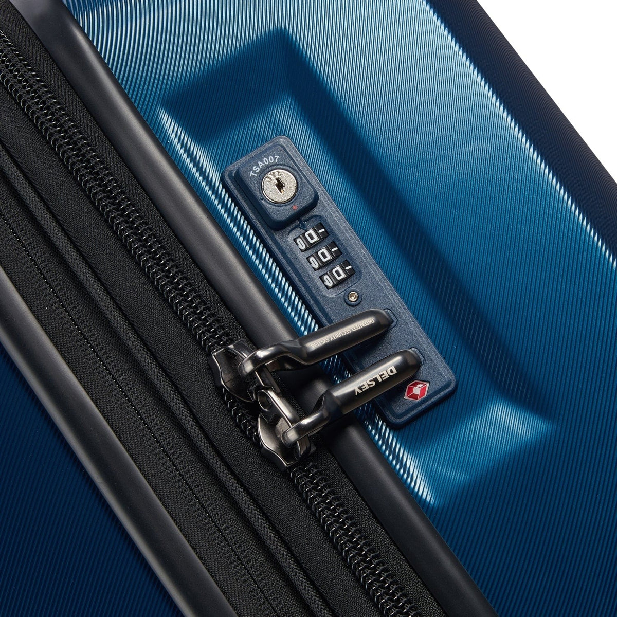 Delsey Paris Promenade Hard 2.0 Expandable 82cm Blue Luggage