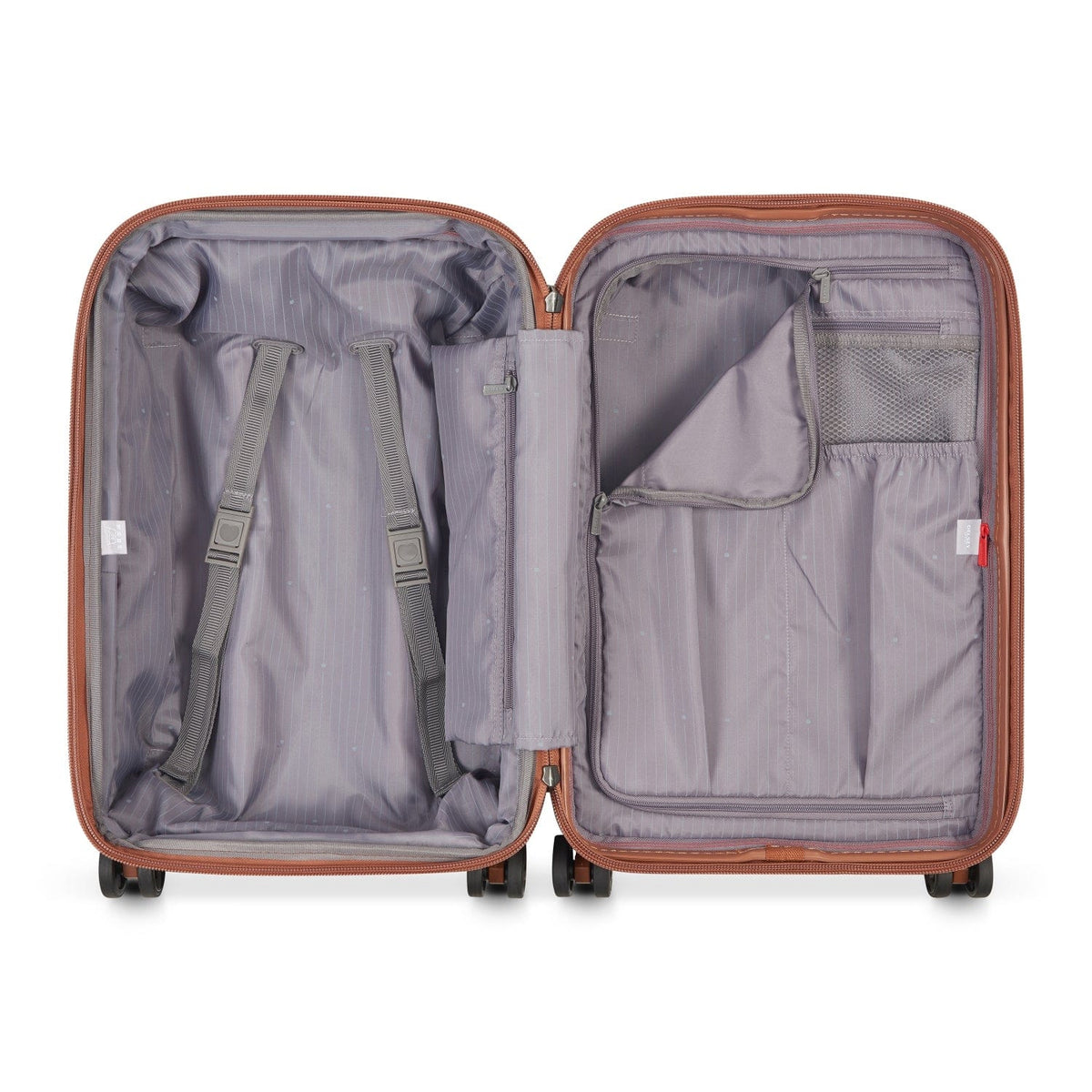 Delsey Paris Promenade Hard 2.0 Expandable 55cm Chocolate Luggage