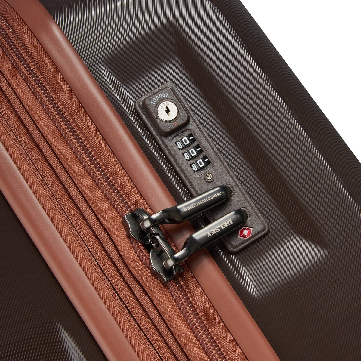 Delsey Paris Promenade Hard 2.0 Expandable 55cm Chocolate Luggage