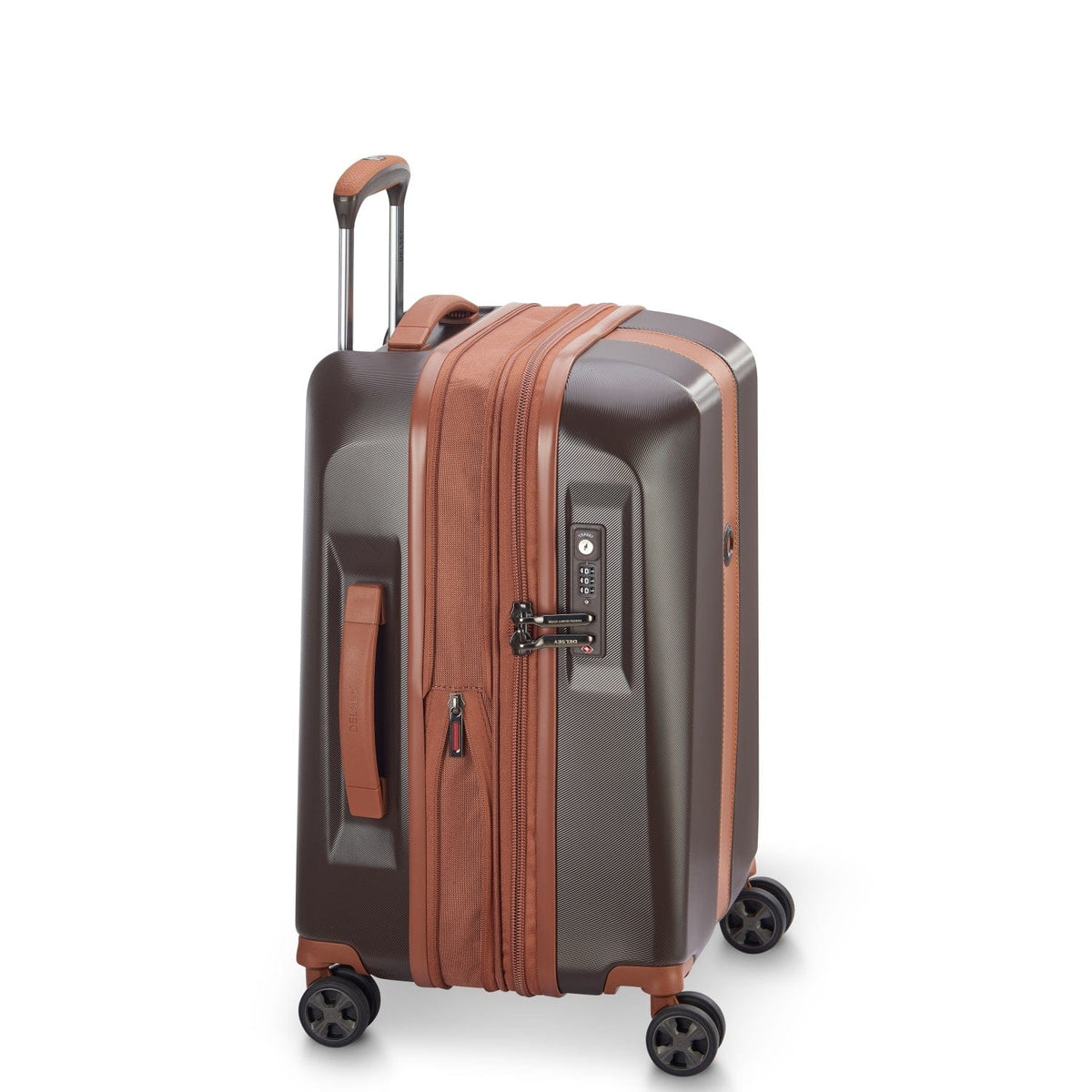 Delsey Paris Promenade Hard 2.0 Expandable 55cm Chocolate Luggage