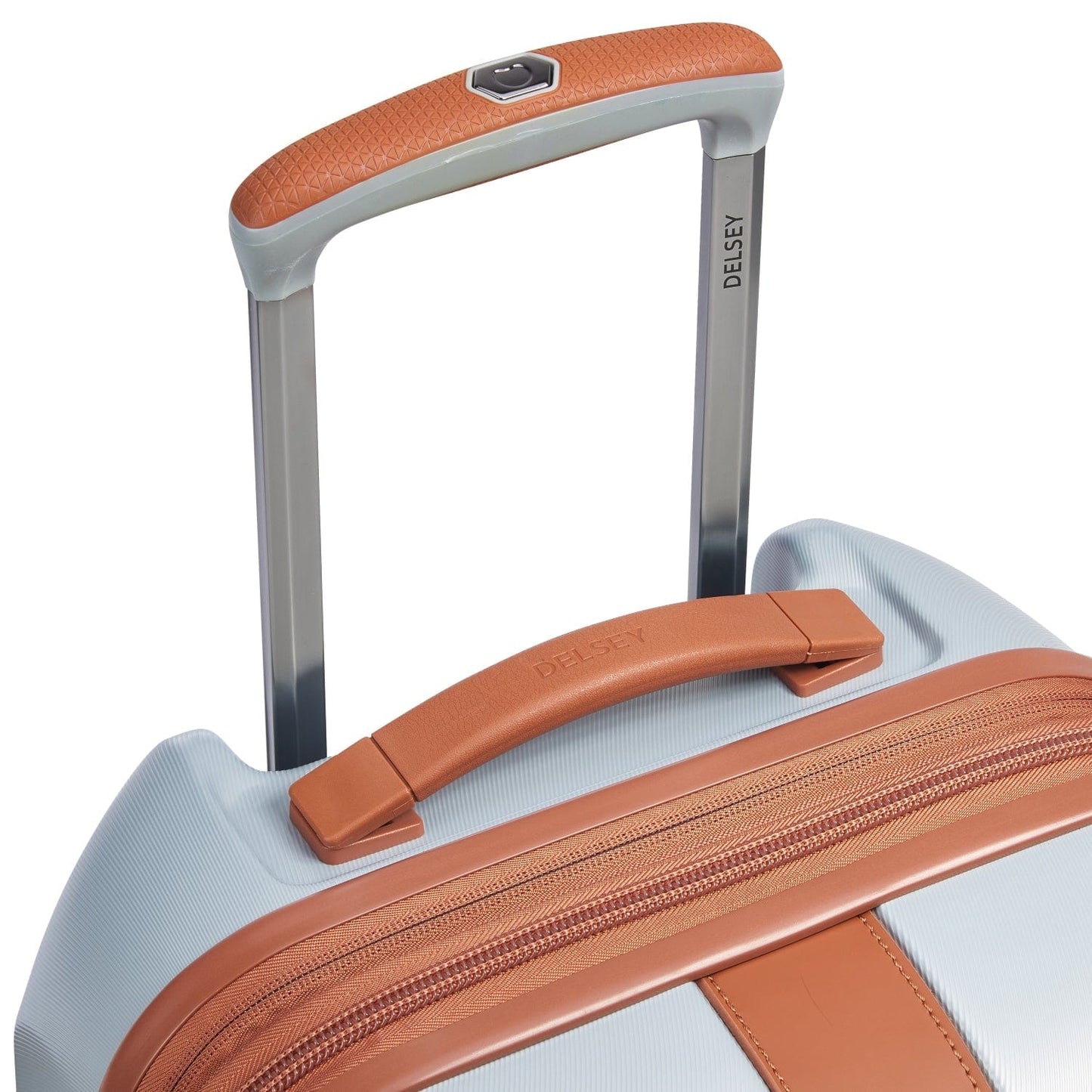 Delsey Paris Promenade Hard 2.0 Expandable 55cm Silver Luggage