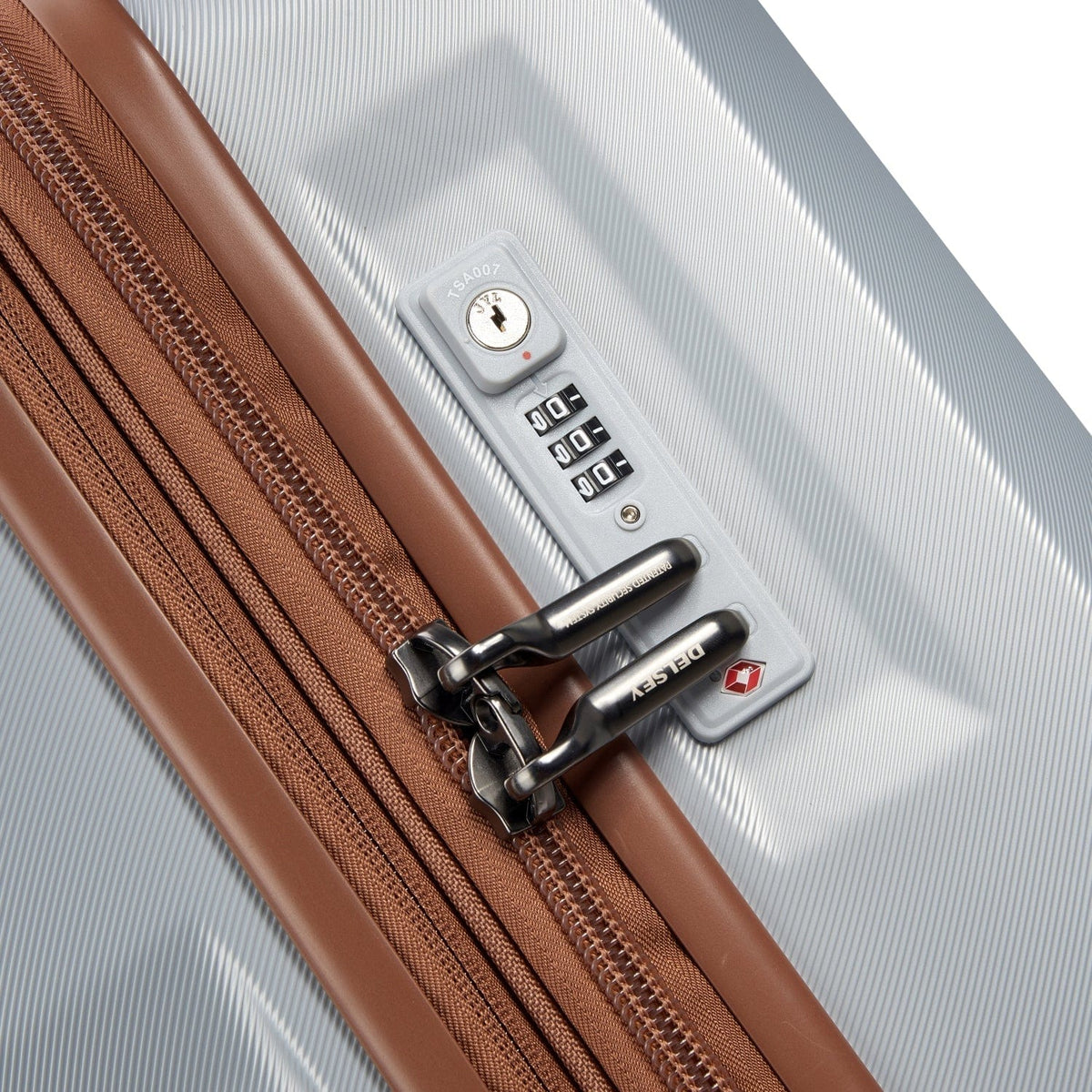 Delsey Paris Promenade Hard 2.0 Expandable 82cm Silver Luggage