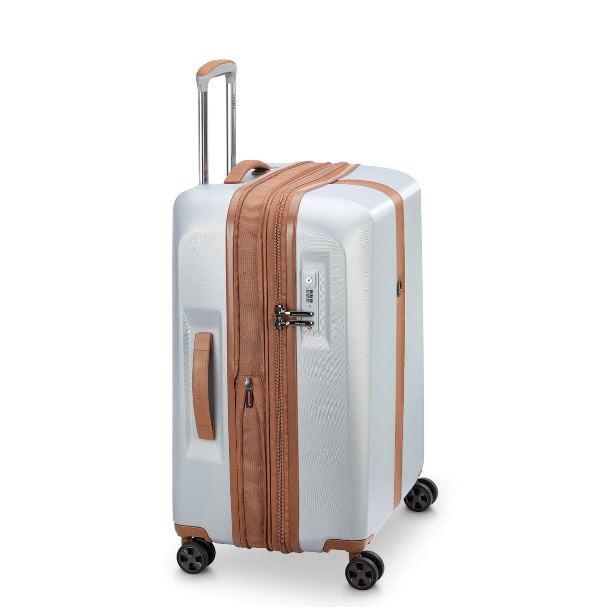 Delsey Paris Promenade Hard 2.0 Expandable 82cm Silver Luggage