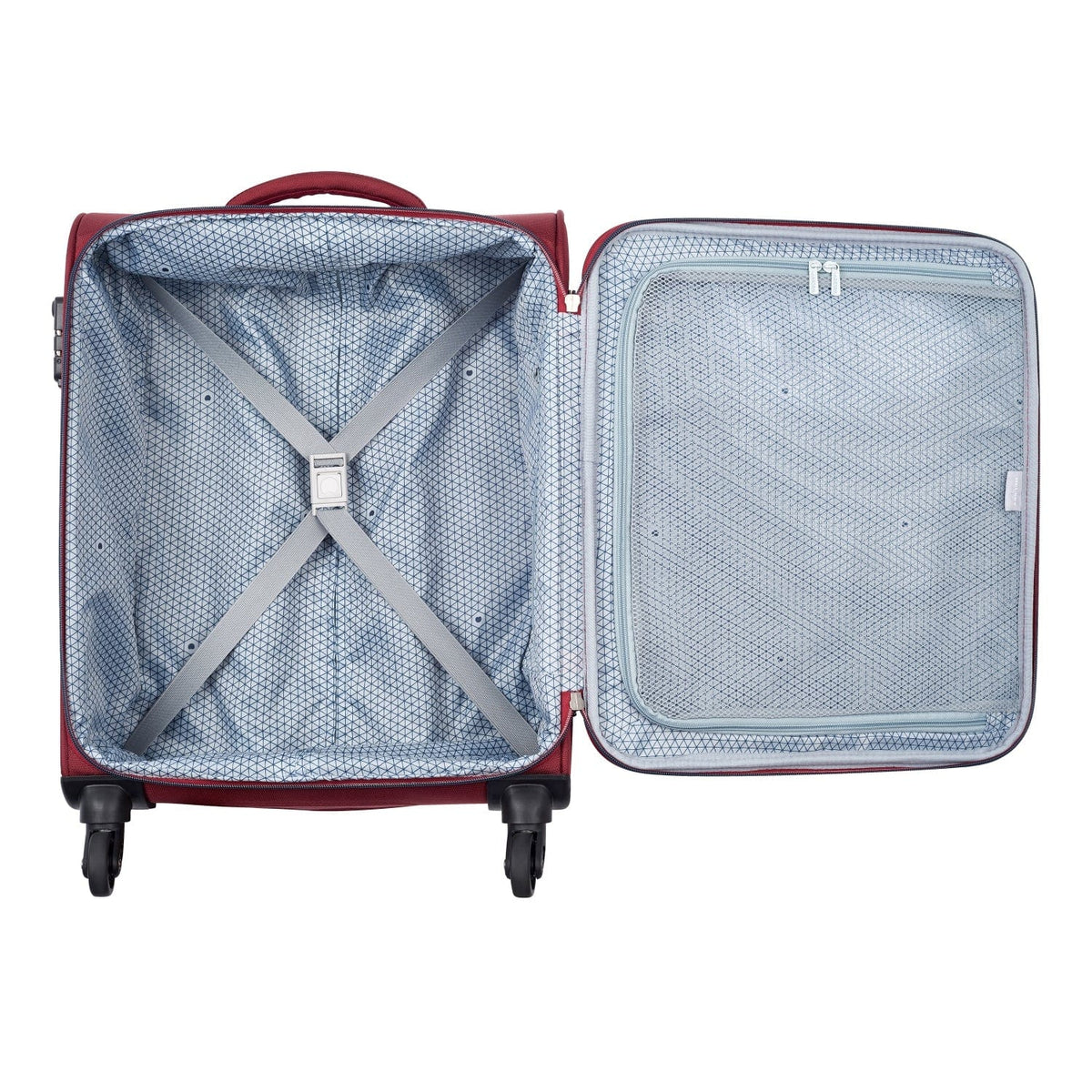 Delsey Paris Cuzco Softcase 55cm Red Luggage