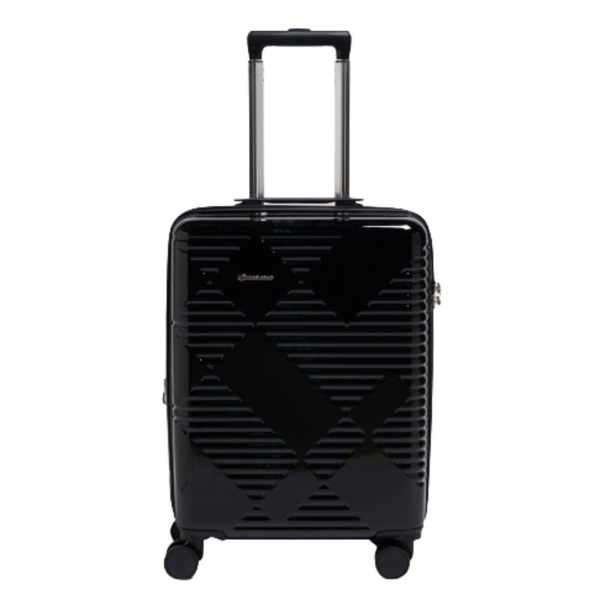 Echolac Extravagant Expandable 56+71+82cm Black Luggage Set
