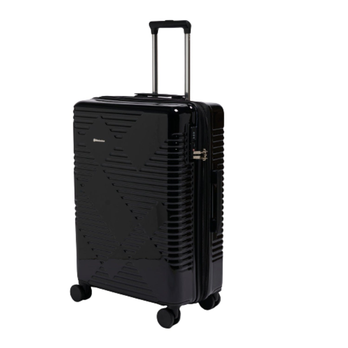 Echolac Extravagant Expandable 56+71+82cm Black Luggage Set