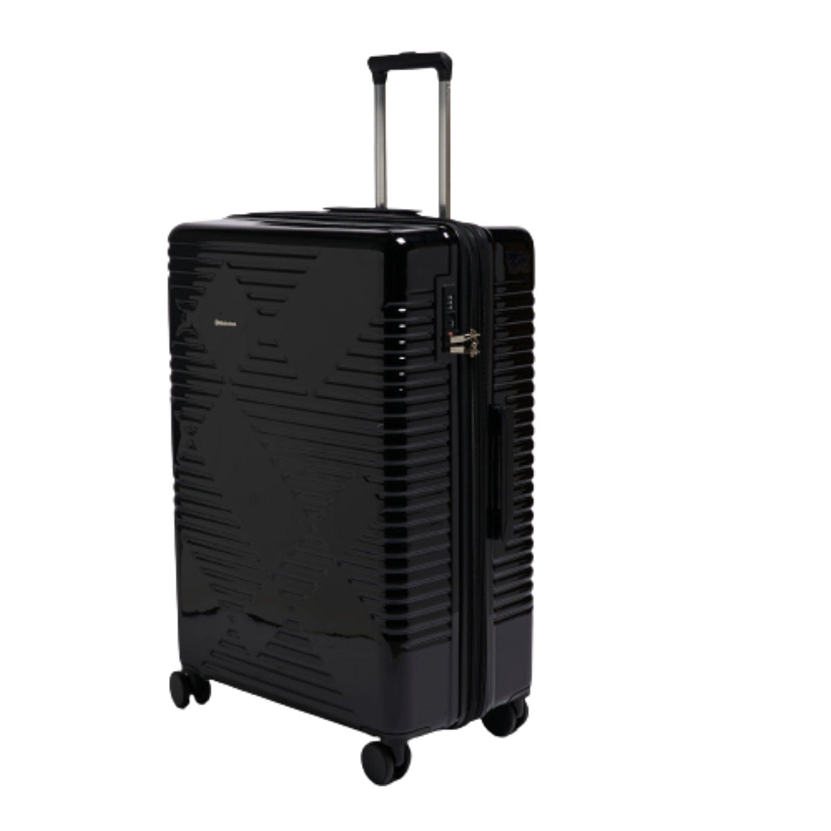 Echolac Extravagant Expandable 56+71+82cm Black Luggage Set