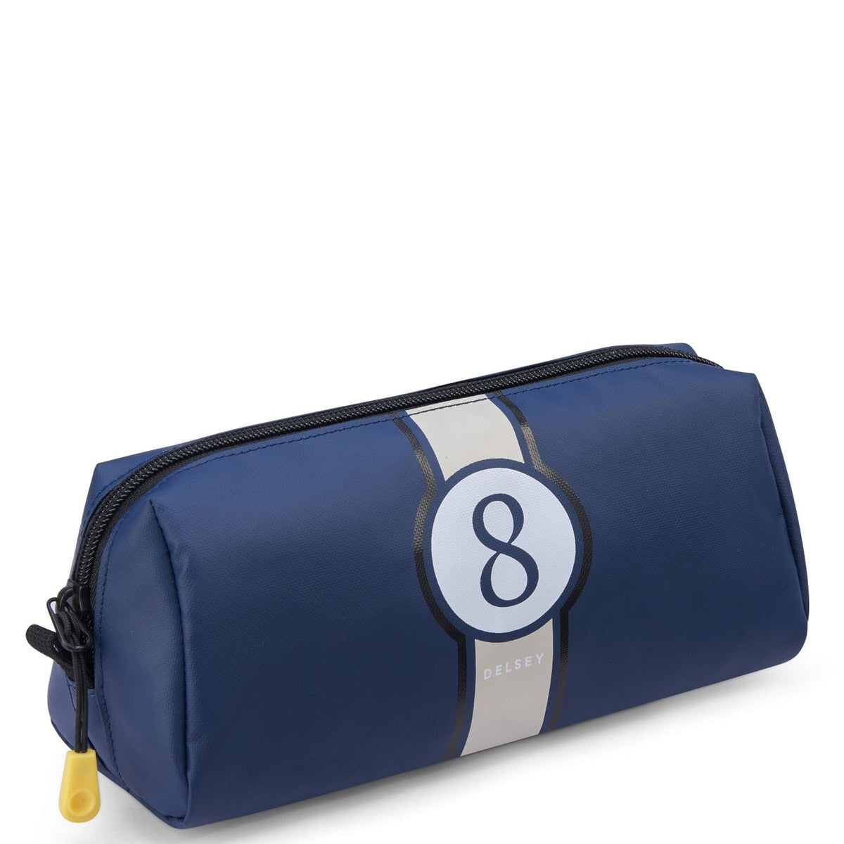 Delsey Paris BTS 2023 Top Zip Opening 1 Compartment Blue Printing Pencil Case