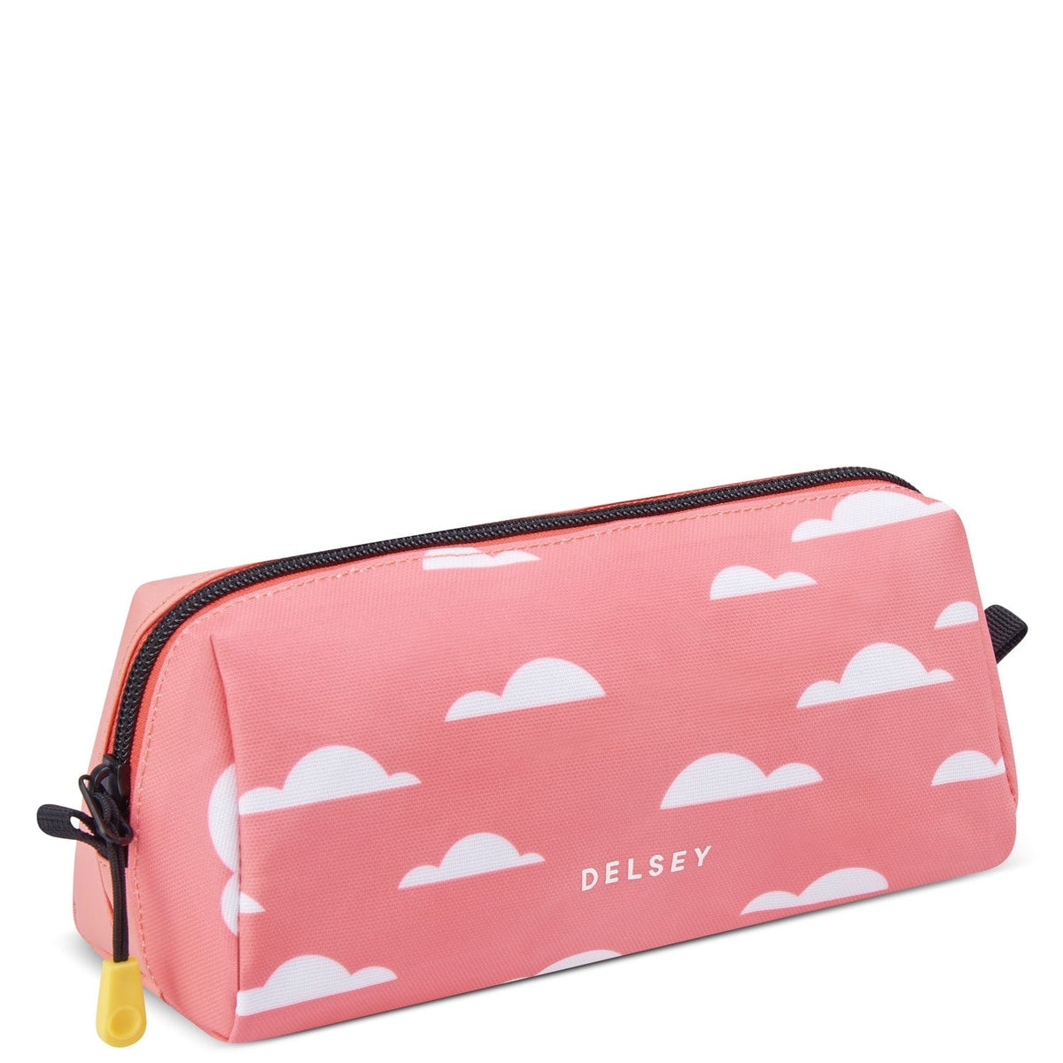 Delsey Paris BTS 2023 Top Zip Opening 1 Compartment Pink Printing Pencil Case