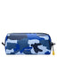 Delsey Paris BTS 2023 Top Zip Opening 1 Compartment Camo Blue Pencil Case