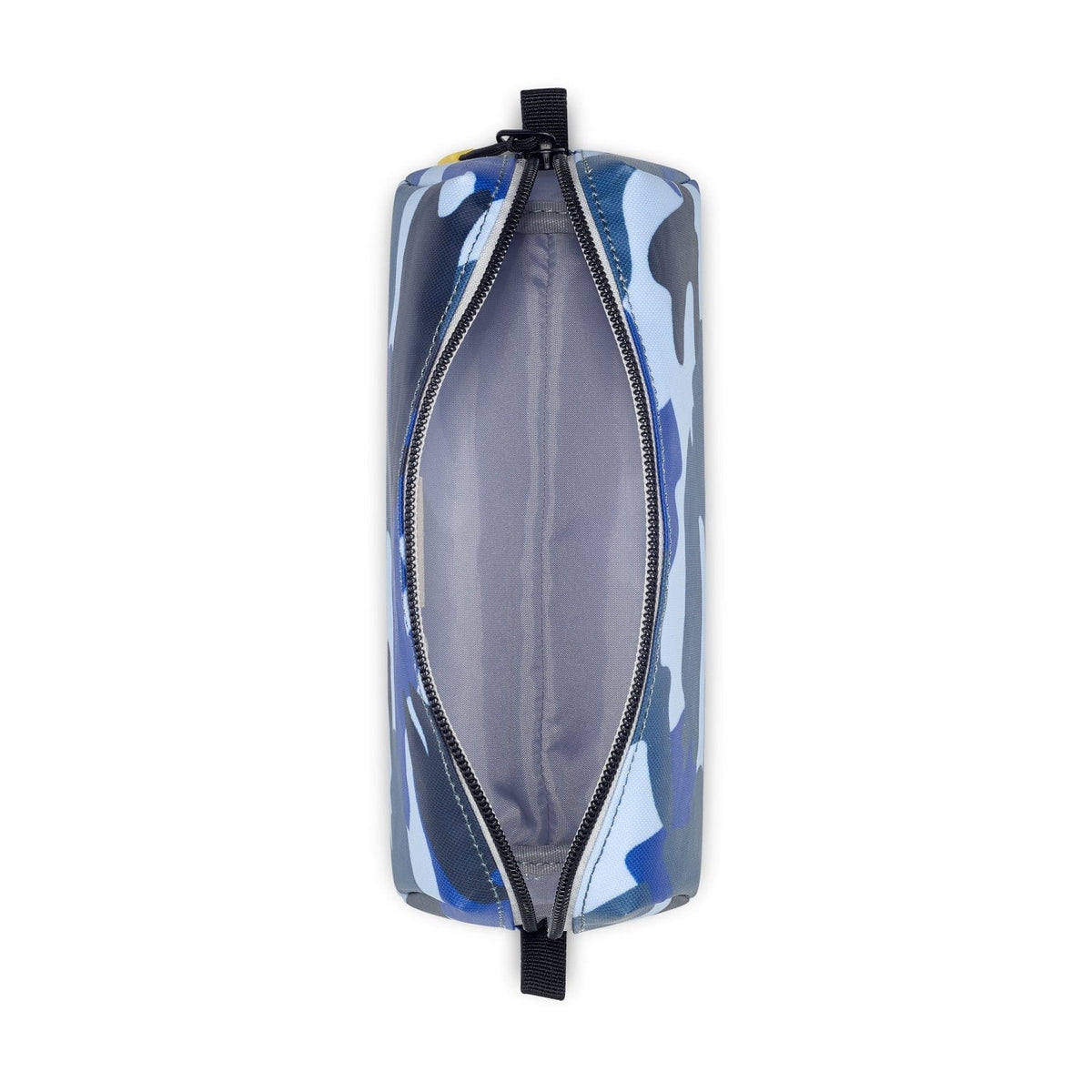 Delsey Paris BTS 2023 Top Zip Opening 1 Compartment Camo Blue Pencil Case