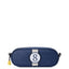 Delsey Paris BTS 2023 Top Zip Opening 2 Compartment Blue Printing Pencil Case