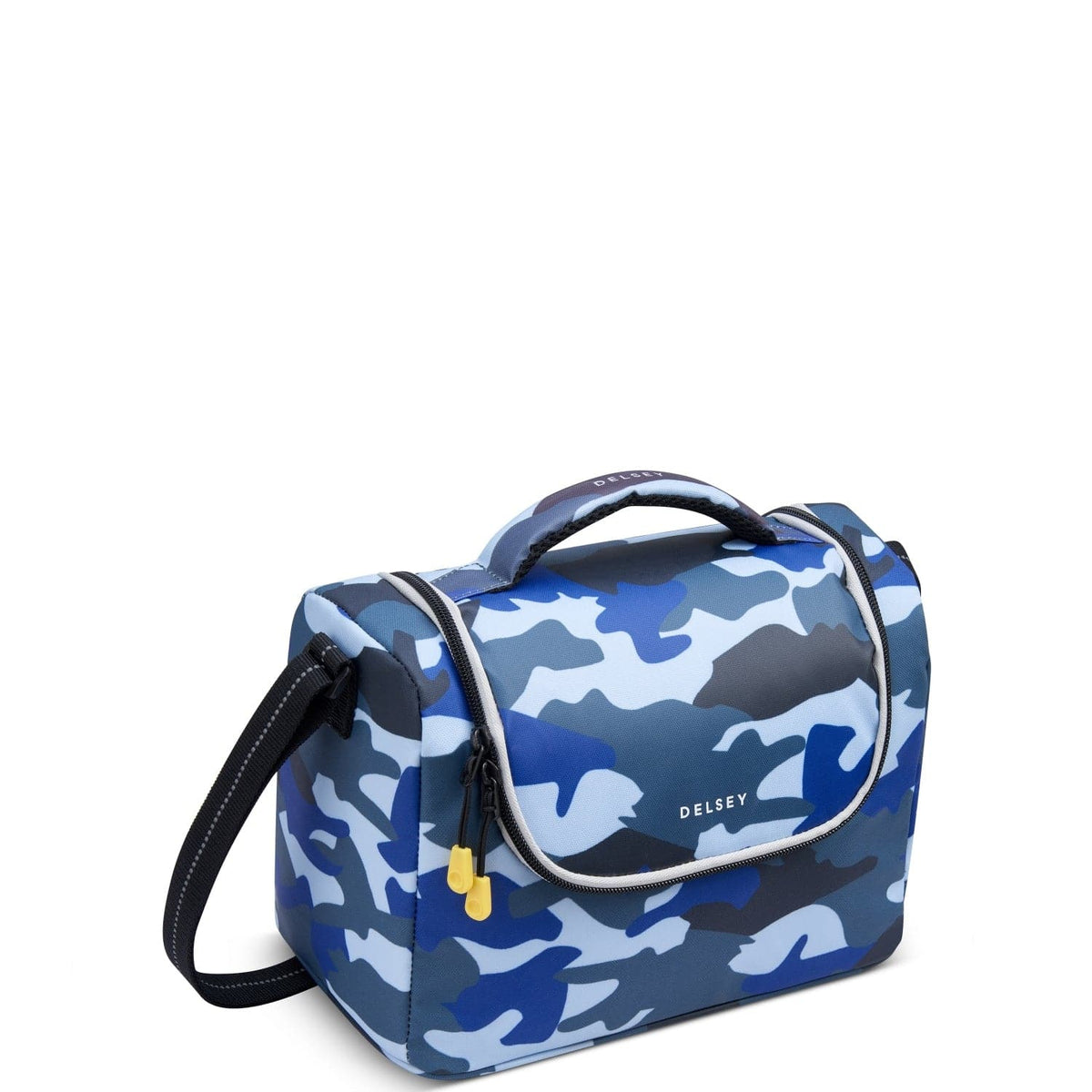 Delsey Paris BTS 2023 Isothermal Camo Blue Lunch Bag