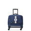Delsey Paris BTS 2023 4 Wheel 15.6 Inch Blue Printing Wheeled School Bag