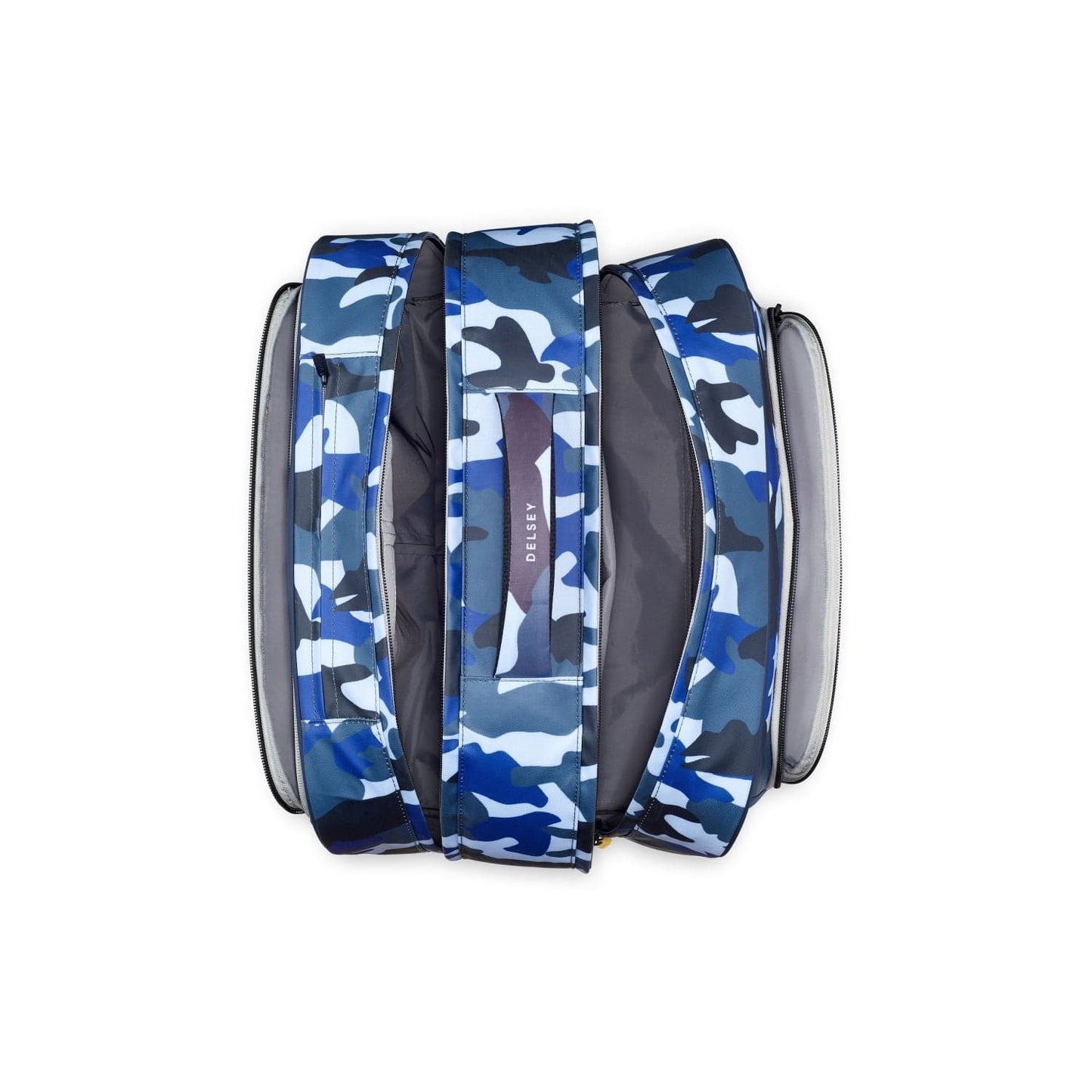 Delsey Paris BTS 2023 4 Wheel 15.6 Inch Camo Blue Wheeled School Bag