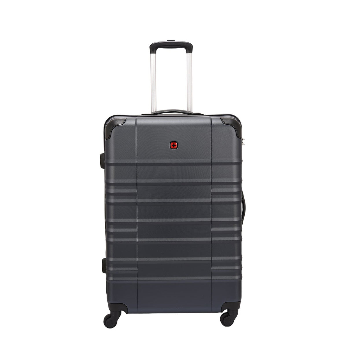 Wenger Amplar 3 Piece 53+65+75cm Hardside Non-Expandable Check-In Luggage Trolley Set Navy Blue - 653150